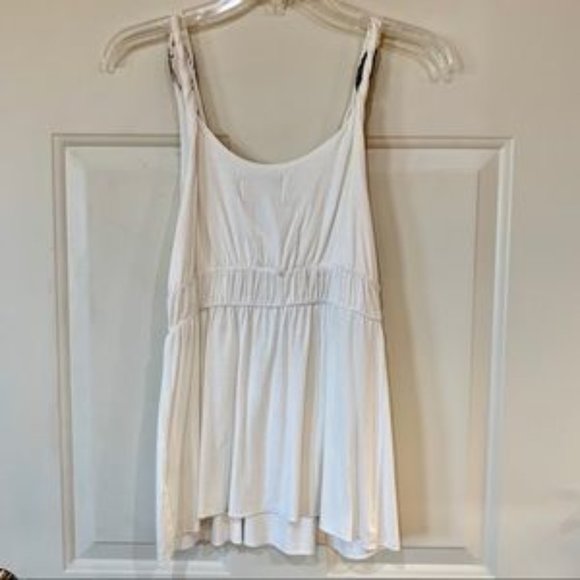 Spice & Roses Cream Beaded Tank Top Size L - Picture 4 of 5